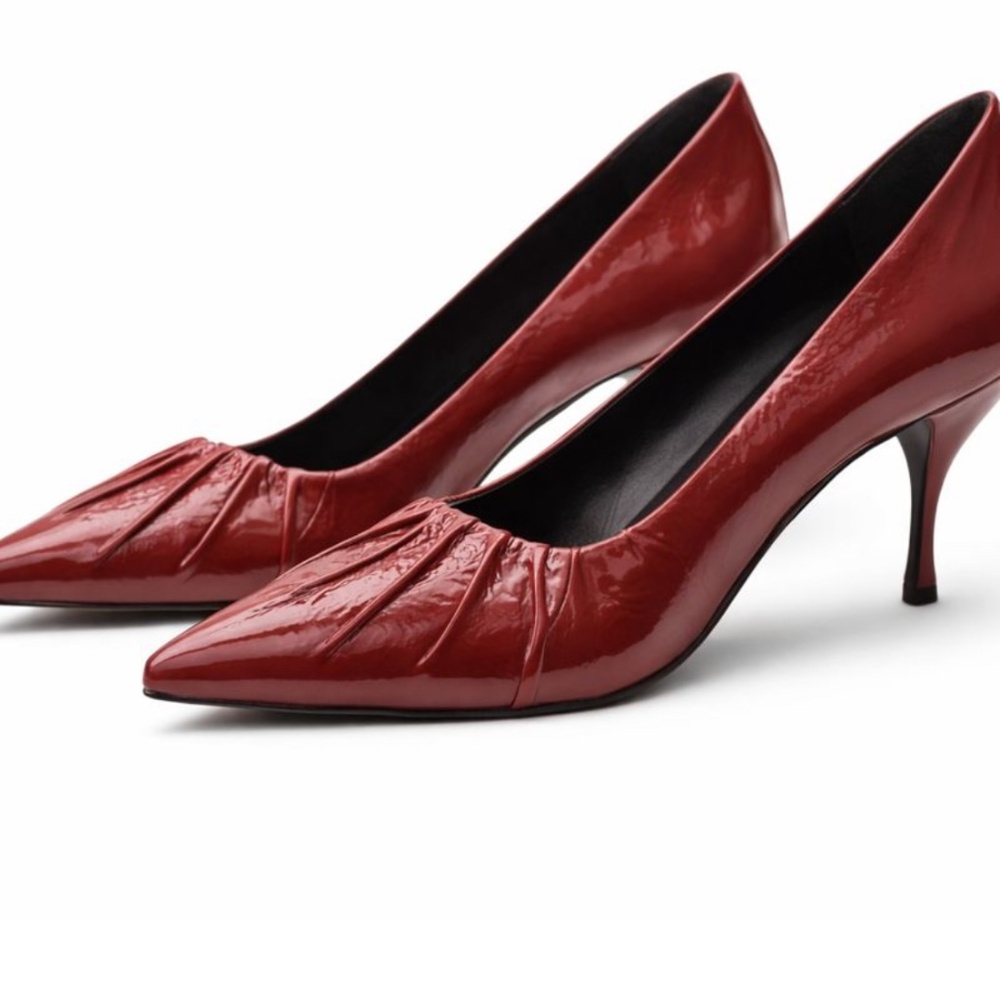 Prada Red Kitten Heels